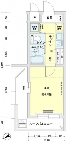 メインステージ大井町の間取り図