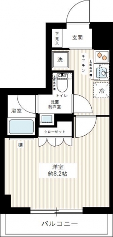 イアース練馬の間取り図