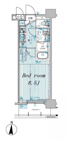 メインステージ菊川の間取り図