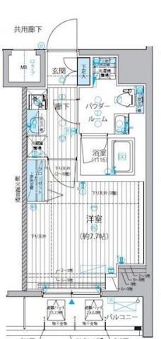 メインステージ三ノ輪IIIの間取り図
