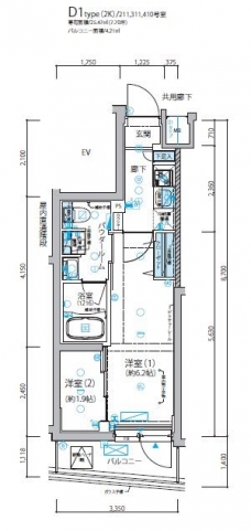 メインステージ成増IIの間取り図