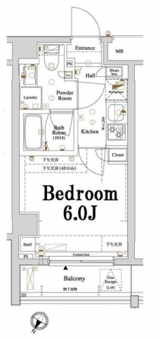 アクサス品川レジデンスの間取り図