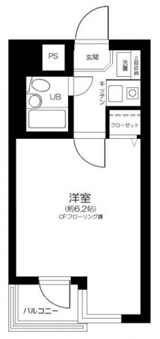 フェルテロアール祐天寺の間取り図