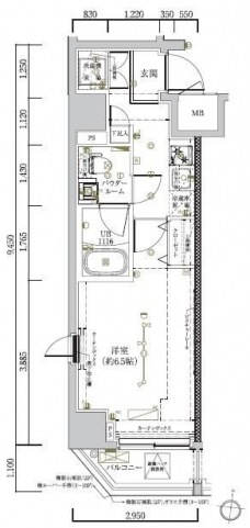ＬＵＭＥＥＤ大島の間取り図