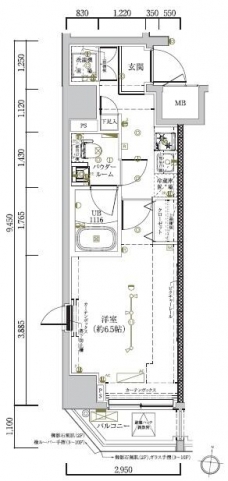 ＬＵＭＥＥＤ大島の間取り図