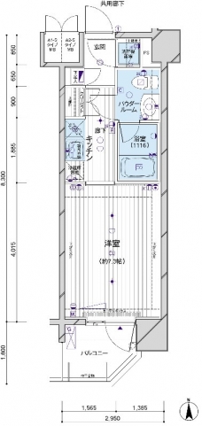 メインステージパーク大山の間取り図