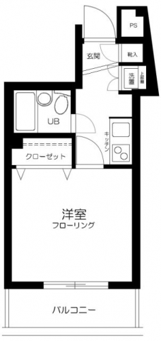 スカイコート新宿落合南長崎駅前の間取り図