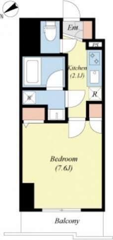 スカイコートグランデ清澄白河の間取り図