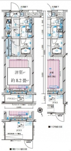 メインステージ都立家政の間取り図