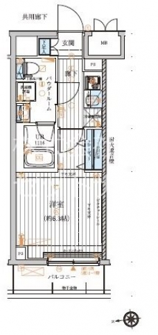 メインステージ元住吉の間取り図
