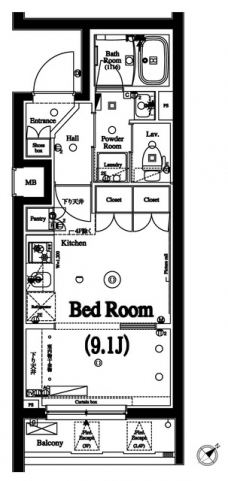 AXAS西巣鴨の間取り図