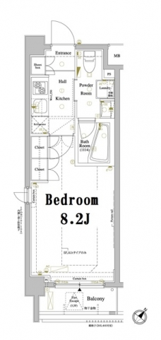 アクサス鵜の木アジールコートの間取り図