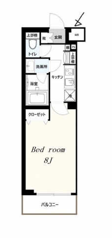 DIPS明大前の間取り図