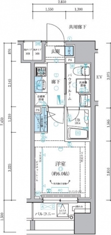 メインステージ平和島IIの間取り図