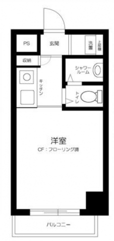 スカイコートエクセレント荻窪（エクセレント荻窪・平井ビル）の間取り図