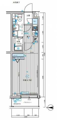 メインステージ武蔵関駅前の間取り図