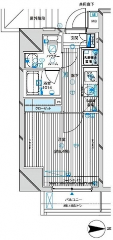 メインステージ西蒲田の間取り図