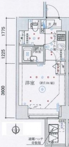 グローバン本所吾妻橋駅前の間取り図