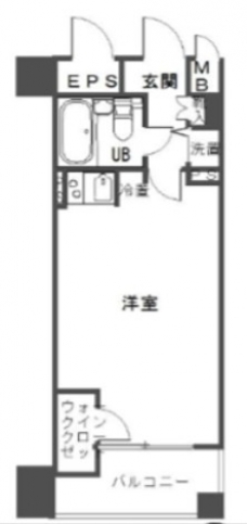 日神デュオステージ笹塚西館の間取り図
