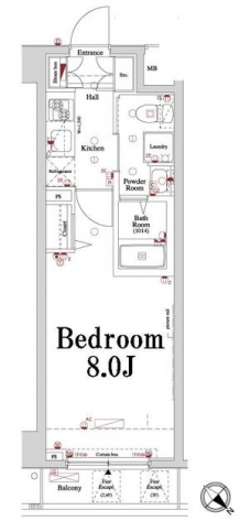 アクサス大井町の間取り図