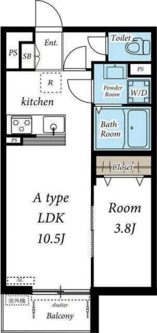 グレイス蓮根の間取り図