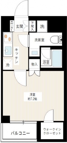 ＡＲＣＯＢＡＬＥＮＯ ＴＡＭＡＧＡＷＡ ＡＺの間取り図
