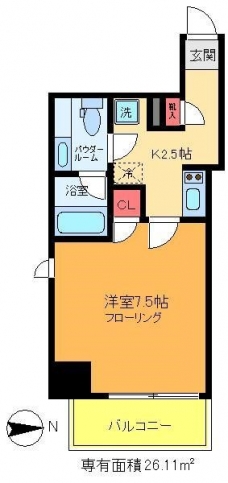 リアルテ亀戸の間取り図