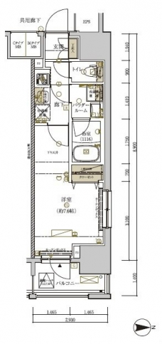 MAINGRANDIA ASAKUSAの間取り図