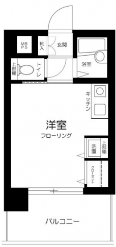 フェニックス北新宿エルミタージュの間取り図