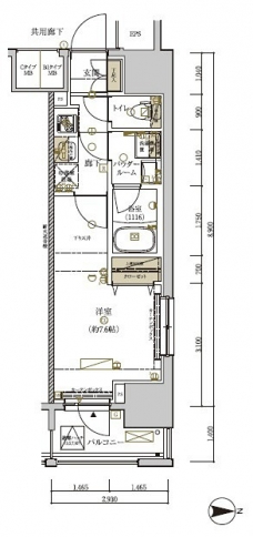 MAINGRANDIA ASAKUSAの間取り図