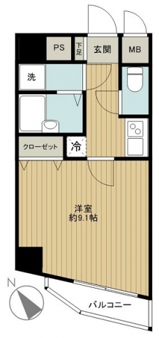 レガリアタワーレジデンスの間取り図