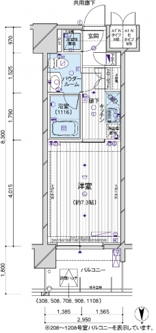 メインステージパーク大山の間取り図