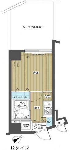 フェニックス笹塚弐番館の間取り図