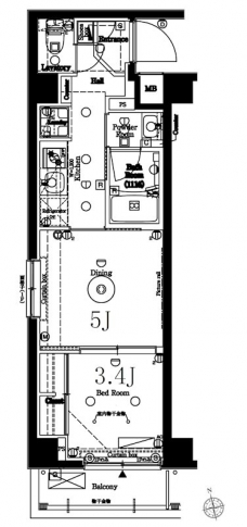 アークマーク代田橋の間取り図