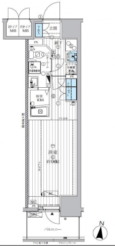 ランドステージ両国の間取り図