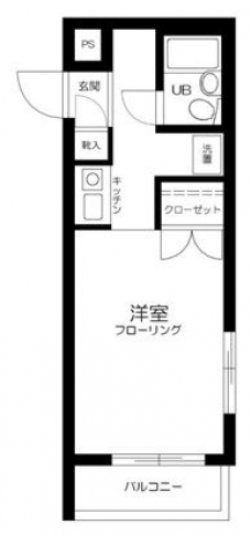 スカイコート久我山の間取り図