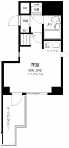 三の輪シティハウスの間取り図