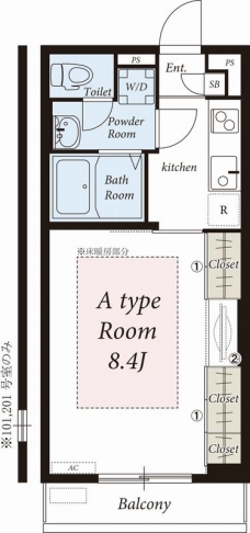 リブリ・ゆうやIIの間取り図