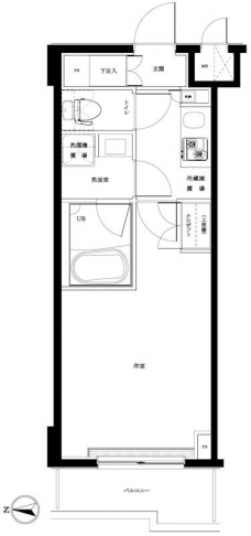 ルーブル高島平の間取り図