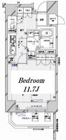 メインステージ両国の間取り図