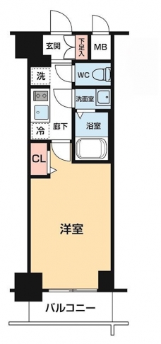 ＭＡＸＩＶ西大島の間取り図