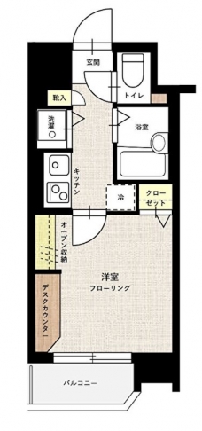 フェニックス幡ヶ谷壱番館の間取り図
