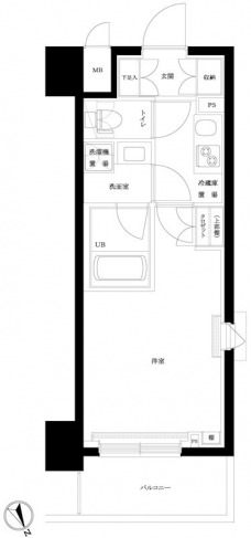 ルーブル中板橋弐番館の間取り図