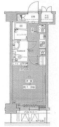 メインステージ八丁堀の間取り図