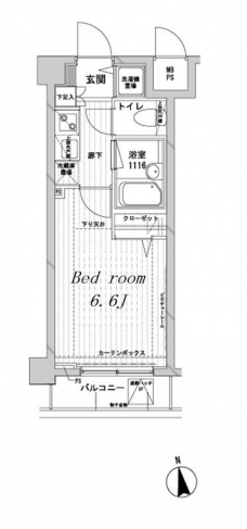 メインステージ桜上水の間取り図