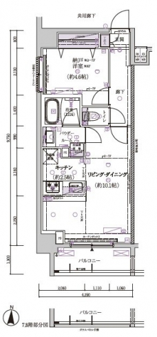 メインステージ菊川IIの間取り図