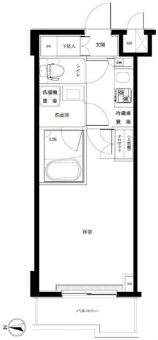 ルーブル高島平の間取り図
