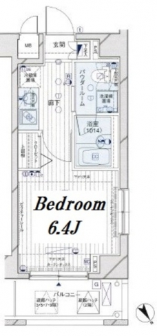 メインステージ押上IIIの間取り図