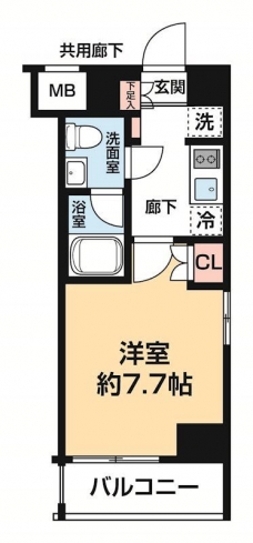 ＡＲＣＯＢＡＬＥＮＯ ＯＳＨＩＡＧＥ ＢＬＯＳＳＯＭの間取り図