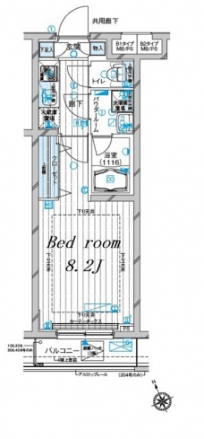 メインステージ都立家政の間取り図